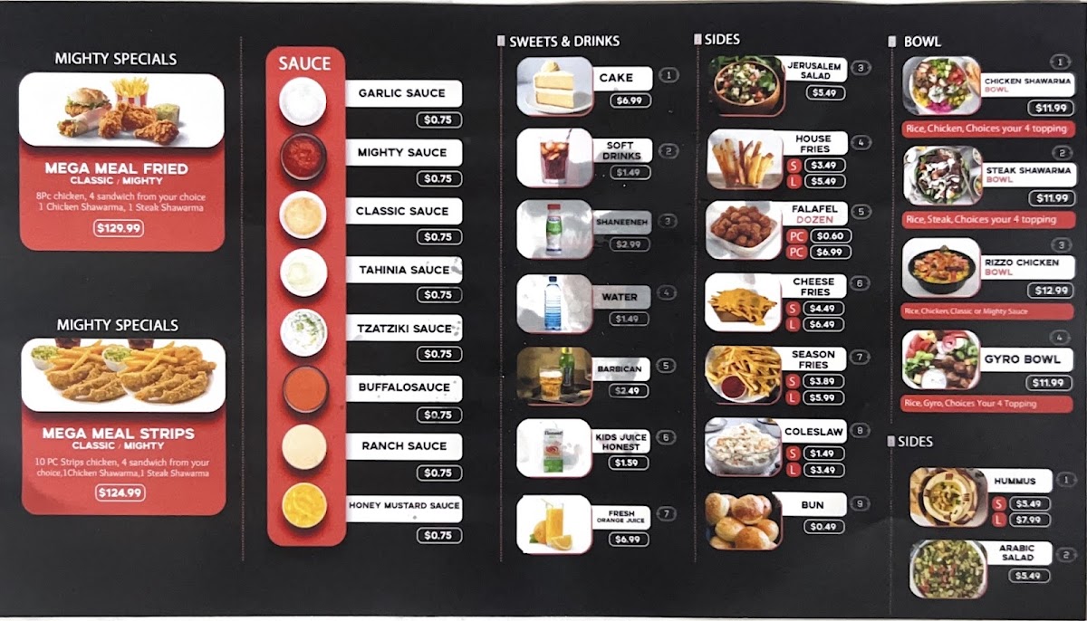 Mighty Halal Menu - Image 5